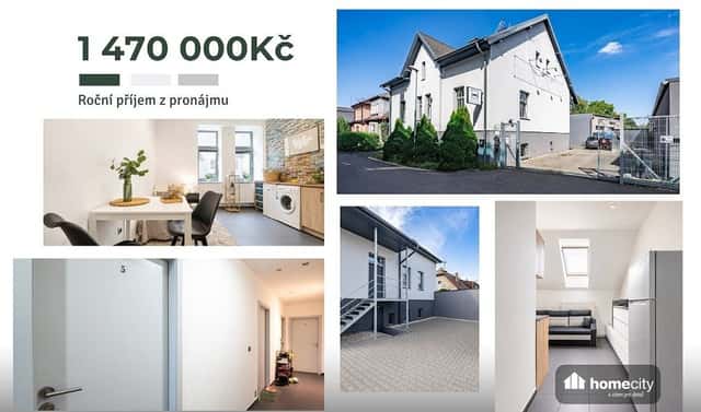 Prodej nájemního domu, činžáku 300 m², Štrossova, Pardubice – Bílé Předměstí