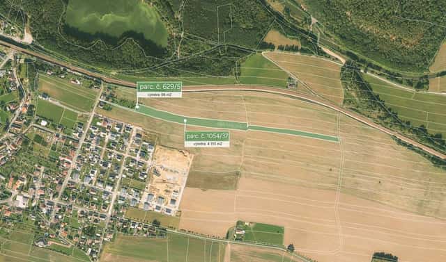 Prodej stavebního pozemku 4 254 m², Ejpovice, okres Rokycany