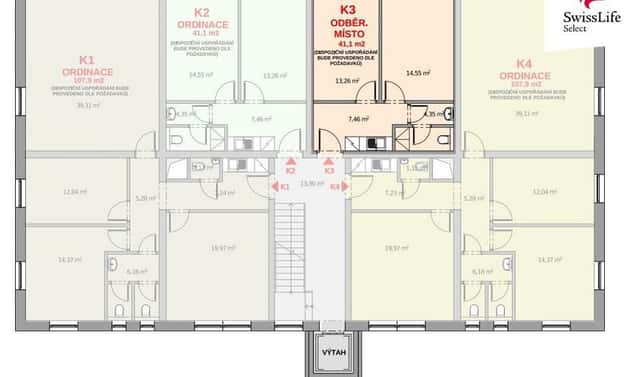 Prodej kanceláře 41 m², Polná, okres Jihlava