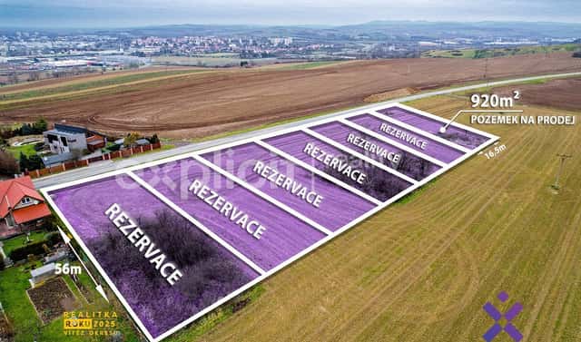 Prodej stavebního pozemku 920 m², Pohořelice, okres Zlín