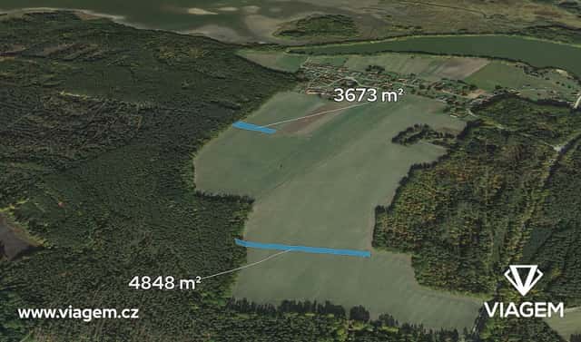 Prodej pole 1 065 m², Třeboň, okres Jindřichův Hradec