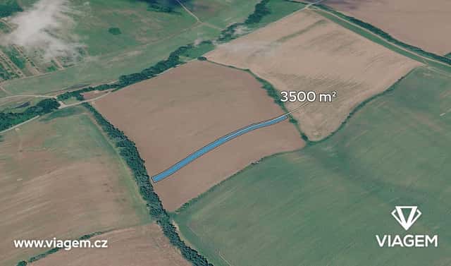 Prodej pole 3 500 m², Drslavice, okres Uherské Hradiště
