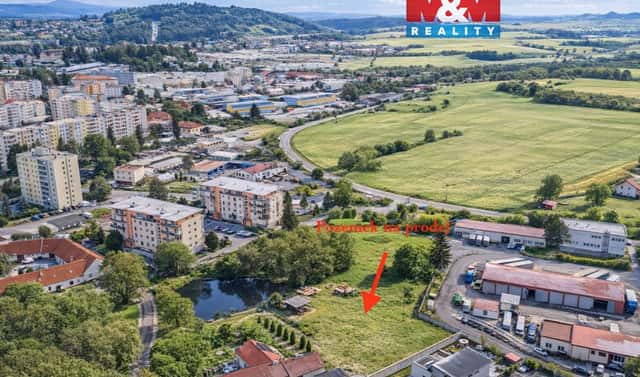 Prodej stavebního pozemku 2 647 m², Na Jihru, Písek – Pražské Předměstí