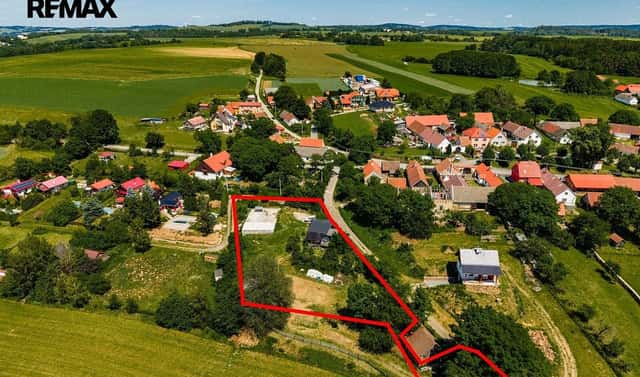Prodej stavebního pozemku 3 007 m², Krtov, okres Tábor