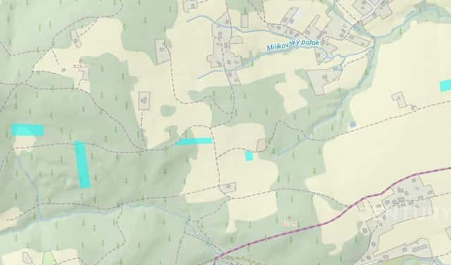 Prodej pole 16 887 m², Milíkov, okres Frýdek-Místek