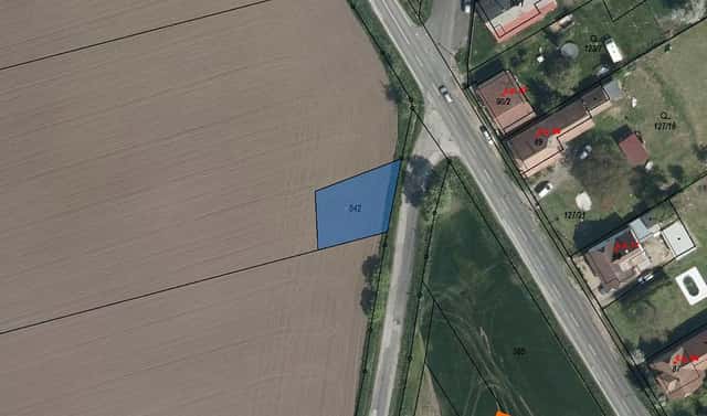 Prodej pole 40 m², Smidary, okres Hradec Králové