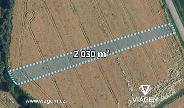 Prodej pole 676 m², Cítov, okres Mělník