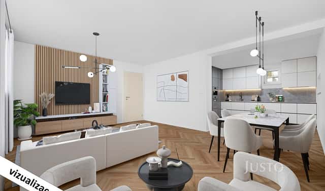 Prodej bytu 2+1 80 m², Kosatcová, Brno – Lesná, okres Brno-město
