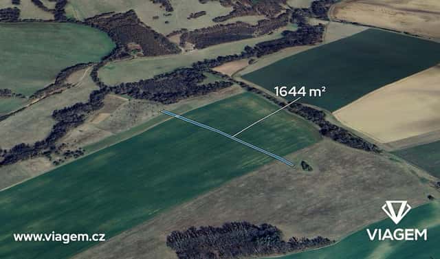 Prodej pole 1 644 m², Záhorovice, okres Uherské Hradiště
