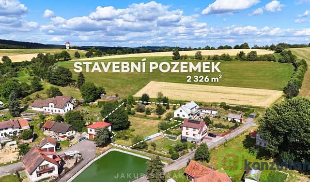 Prodej stavebního pozemku 2 326 m², Nové Město na Moravě – Jiříkovice, okres Žďár nad Sázavou
