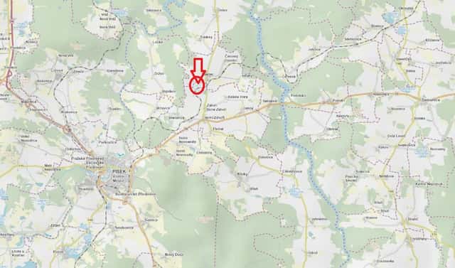 Prodej lesa 1 891 m², Vlastec, okres Písek