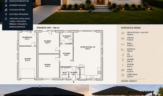 Prodej stavebního pozemku 799 m², Ořechov, okres Uherské Hradiště