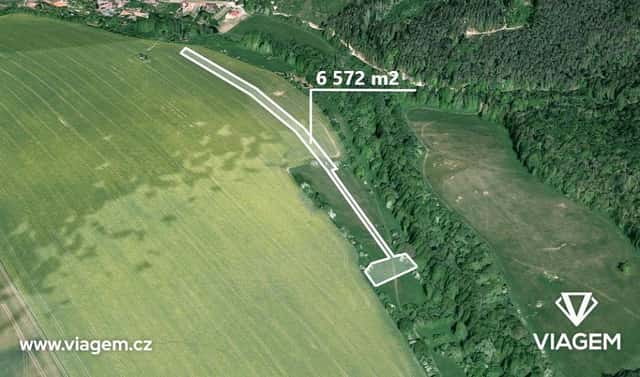 Prodej pole 822 m², Zdounky, okres Kroměříž