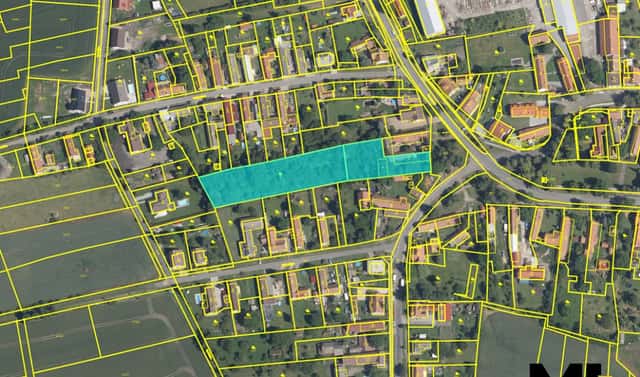 Prodej stavebního pozemku 4 911 m², Černohorská, Dymokury, okres Nymburk