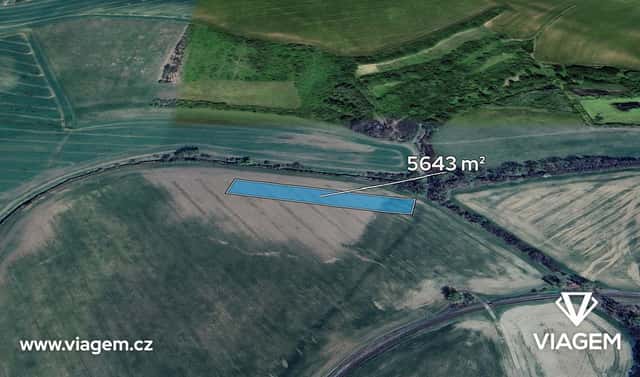 Prodej pole 1 254 m², Zdounky, okres Kroměříž