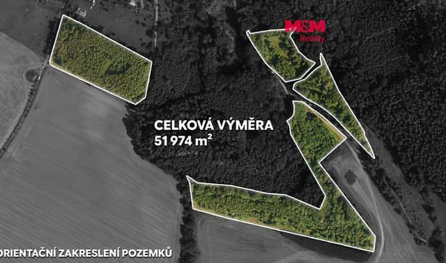 Prodej pole 51 974 m², Blíževedly, okres Česká Lípa
