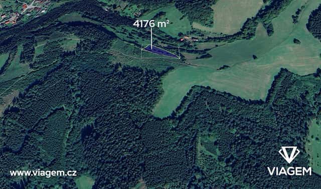 Prodej pole 464 m², Hovězí, okres Vsetín