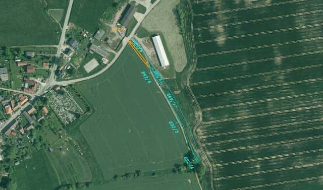 Prodej pozemku 2 430 m², Střížov, okres České Budějovice