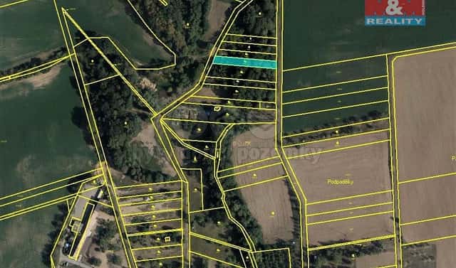 Prodej zahrady 649 m², Bařice-Velké Těšany – Velké Těšany, okres Kroměříž