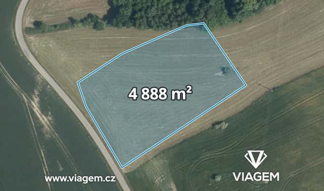 Prodej pole 1 222 m², Zvěstov, okres Benešov