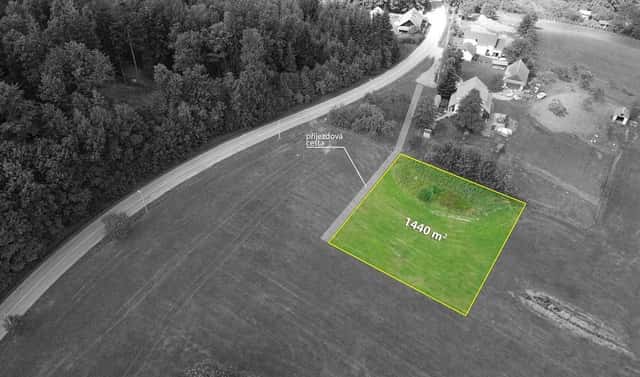 Prodej stavebního pozemku 1 440 m², Raškovice, okres Frýdek-Místek