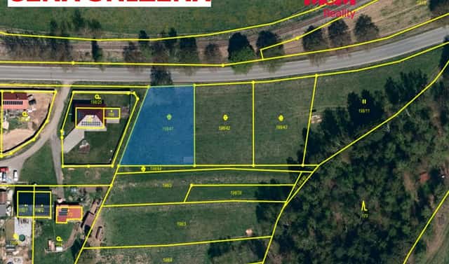 Prodej stavebního pozemku 1 118 m², Včelnička, okres Pelhřimov