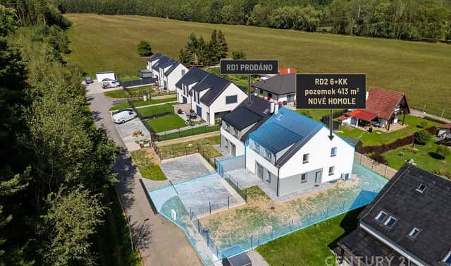 Prodej domu 161 m² s pozemkem 413 m², Homole, okres České Budějovice