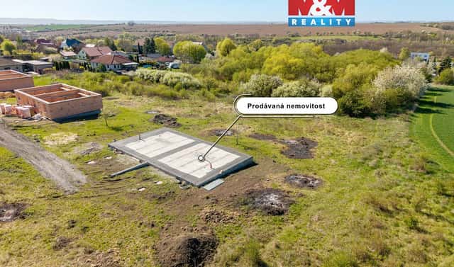 Prodej stavebního pozemku 847 m², Hrušovany, okres Chomutov