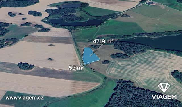 Prodej pole 3 711 m², Chanovice, okres Klatovy