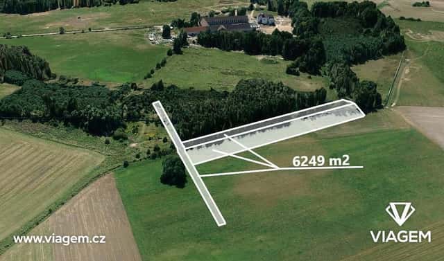 Prodej pole 2 795 m², Labské Chrčice, okres Pardubice