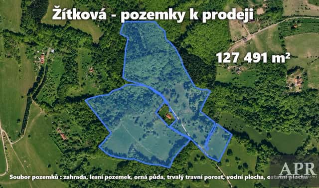 Prodej pozemku 127 491 m², Žítková, okres Uherské Hradiště