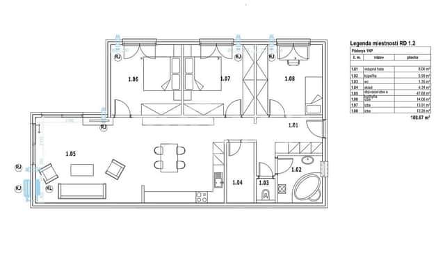 Prodej domu 109 m² s pozemkem 941 m², Na Jordálce, Uherské Hradiště – Sady