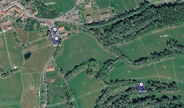 Prodej pole 2 470 m², Vacovice, okres Strakonice