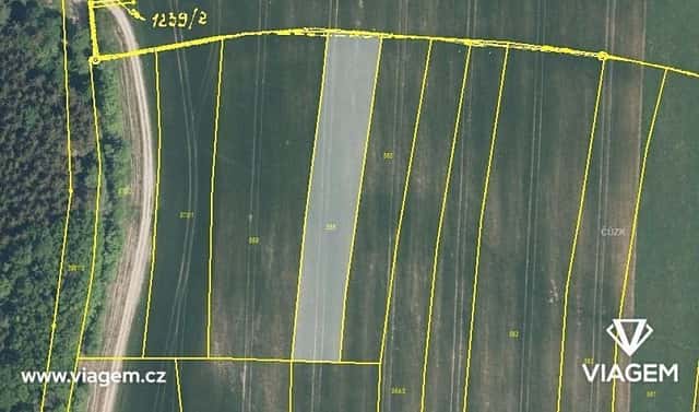 Prodej pole 933 m², Kudlovice, okres Uherské Hradiště