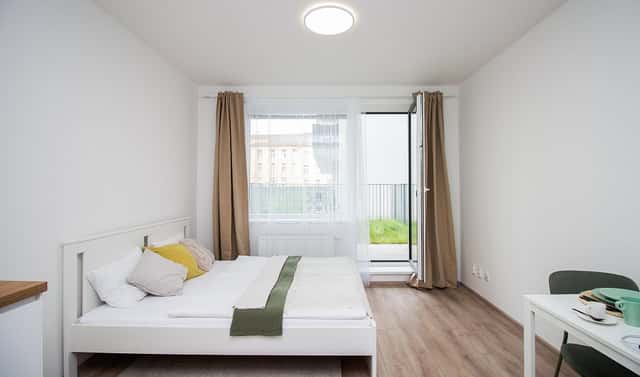 Pronájem bytu 1+kk 29 m², Spolková, Brno – Zábrdovice, okres Brno-město