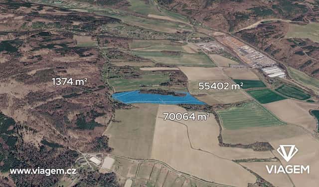 Prodej lesa 4 754 m², Ptení, okres Prostějov