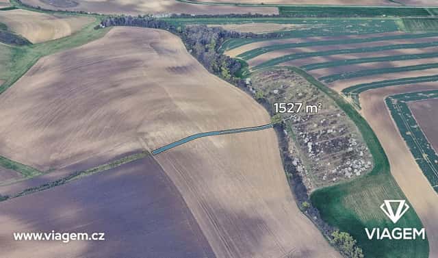 Prodej pole 1 527 m², Milešovice, okres Vyškov
