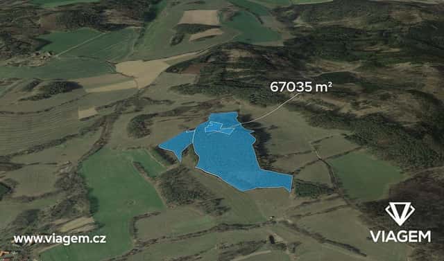 Prodej lesa 33 517 m², Nechvalice, okres Příbram
