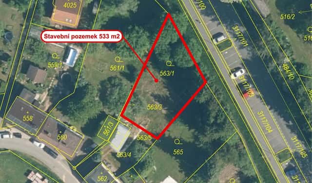 Prodej pozemku 533 m², Tachov