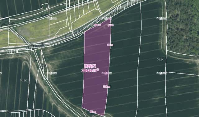 Prodej pole 28 424 m², Dobřany, okres Plzeň-jih