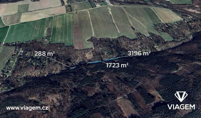 Prodej lesa 2 603 m², Chyňava, okres Beroun