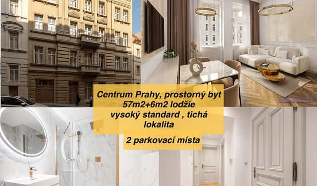 Prodej bytu 2+kk 57 m², V tůních, Praha 2 – Nové Město