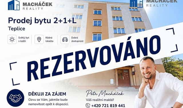Prodej bytu 2+1 52 m², Duchcovská, Teplice – Řetenice