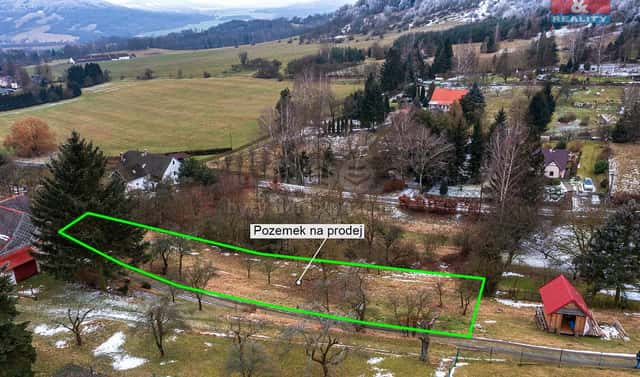 Prodej zahrady 1 537 m², Žandov – Radeč, okres Česká Lípa