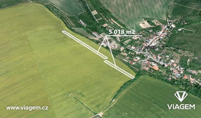 Prodej pole 501 m², Zdounky, okres Kroměříž