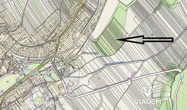 Prodej zahrady 1 322 m², Březolupy, okres Uherské Hradiště