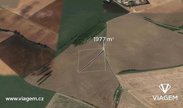 Prodej pole 329 m², Kunovice, okres Uherské Hradiště