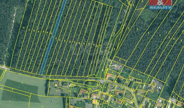 Prodej lesa 2 085 m², Dražíč, okres České Budějovice
