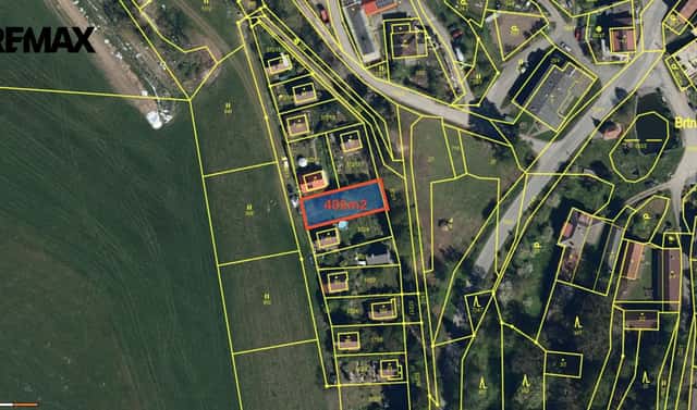 Prodej zahrady 405 m², Želiv, okres Pelhřimov