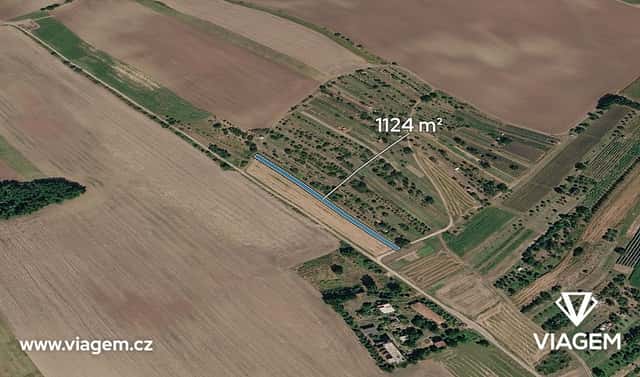 Prodej zahrady 1 124 m², Svatobořice-Mistřín, okres Hodonín